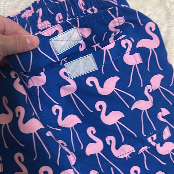 EUC Tom & Teddy Men’s Flamingo Medium Swim Trunks - Picture 7 of 7